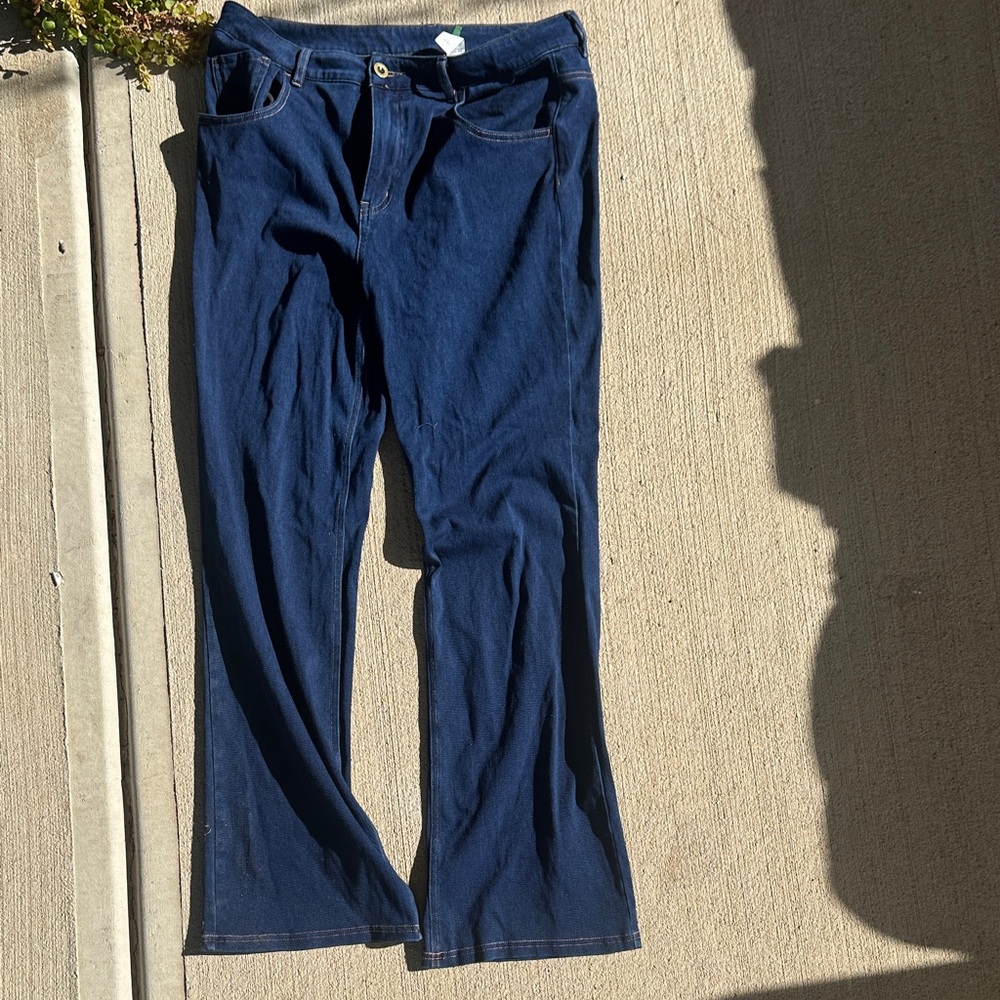 HALARA Deep Blue Straight Leg Women's Jeans